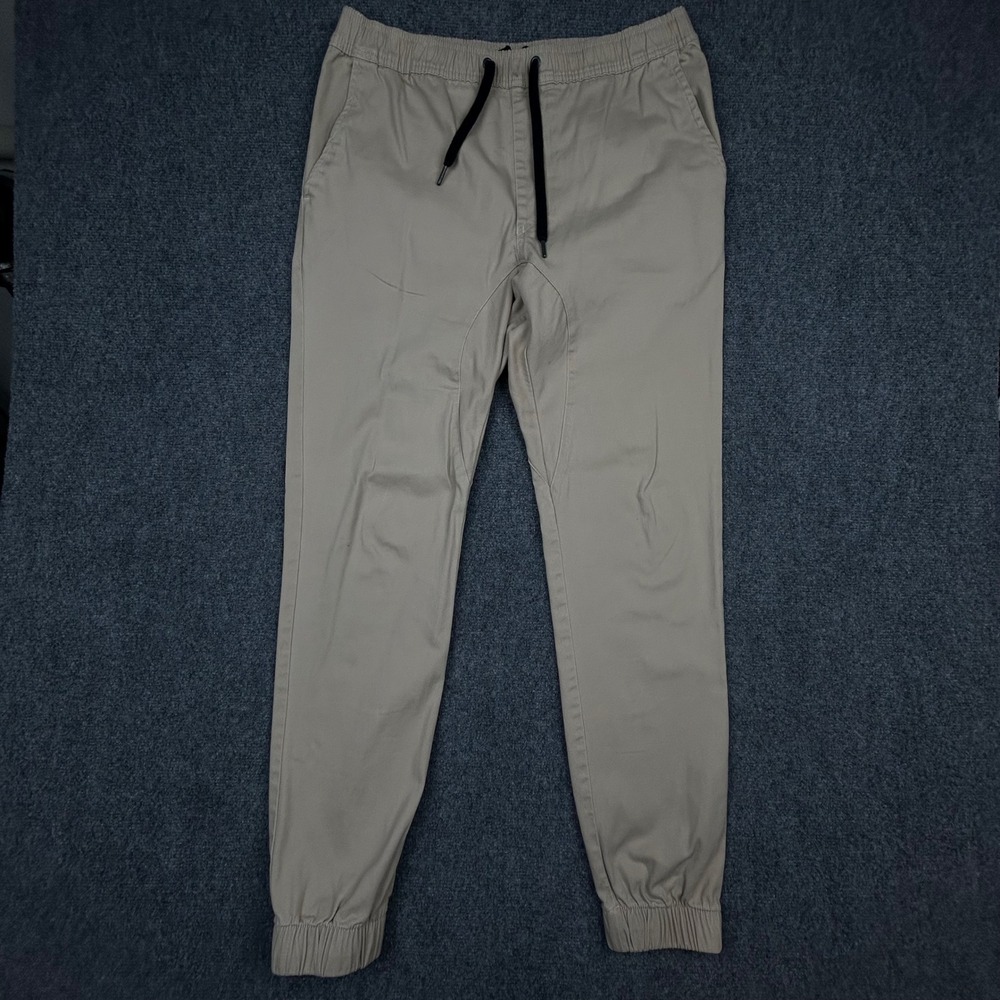 Zanerobe Sureshot Jogger Pants Mens 36 Tan Twill Chino Streetwear Athleisure